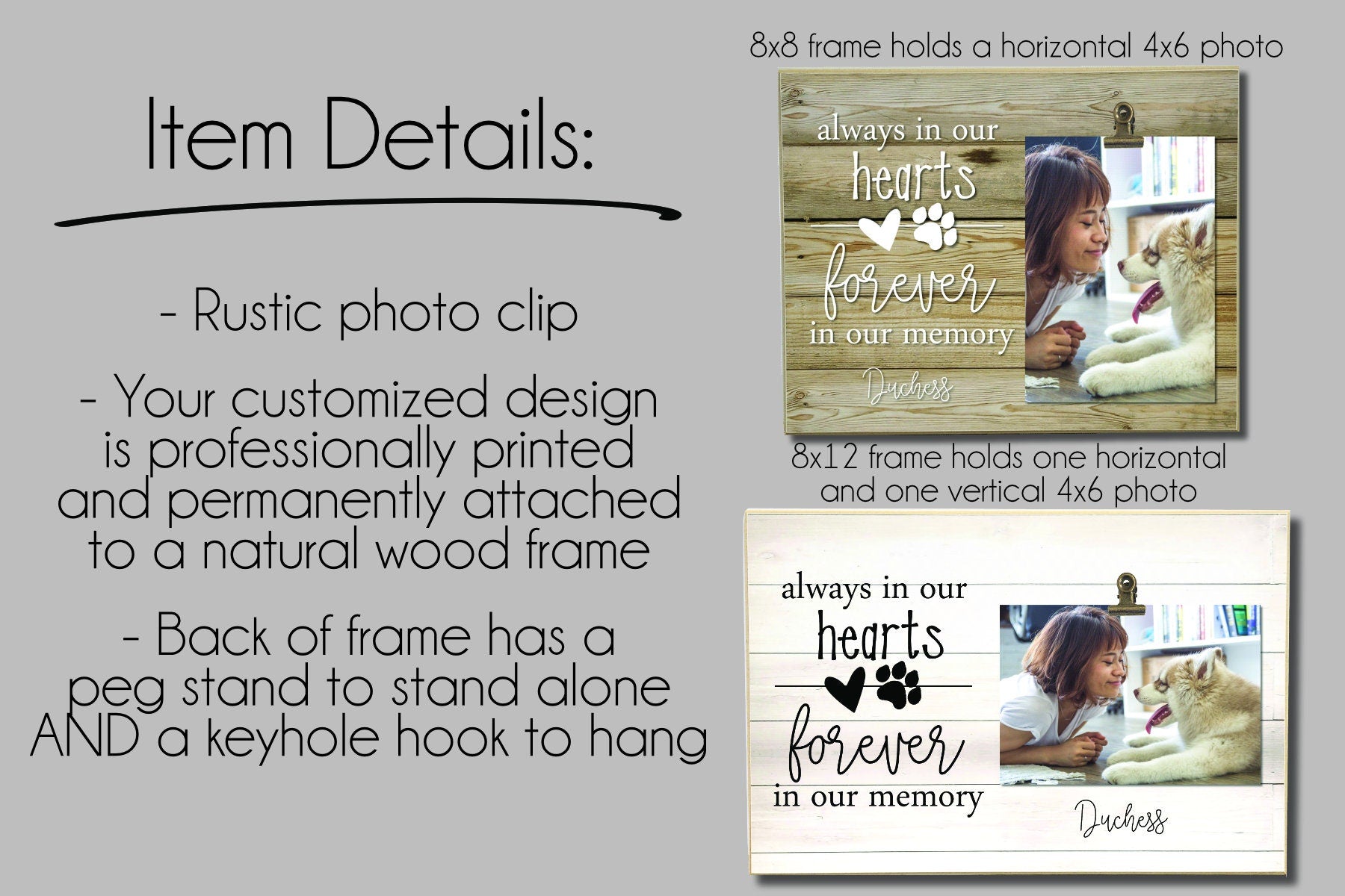 Personalized Picture Frames - Friends Forever 4x6