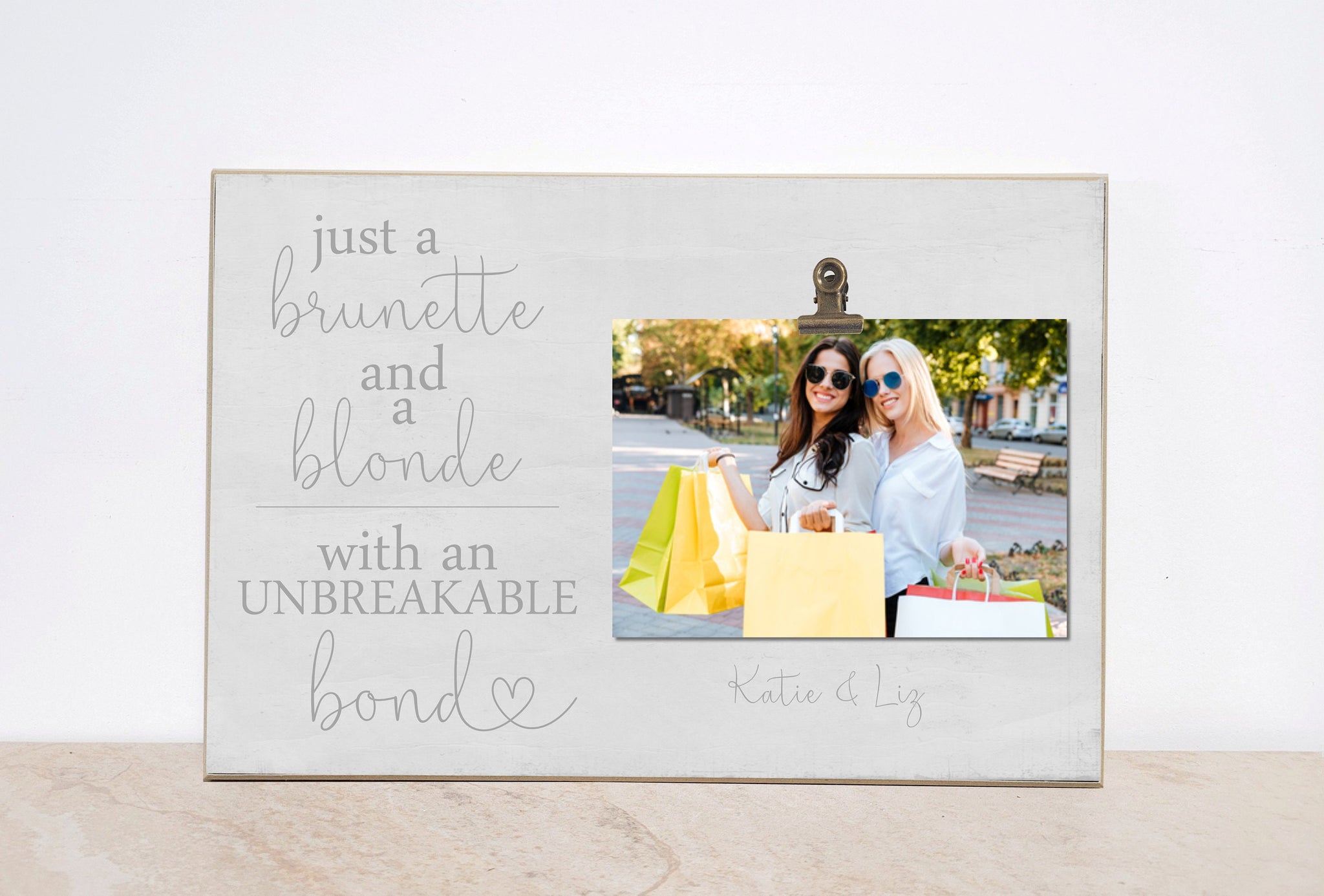 Gift For Best Friend, Best Friend Picture Frame, Personalized Photo Fr –  Dandelion Wishes